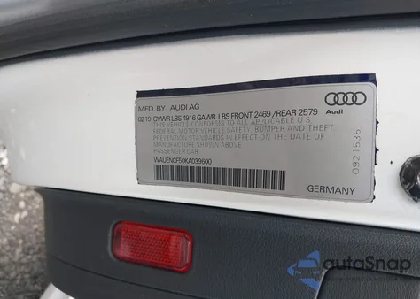 2018 Audi A5 2.0T Premium z USA, uszkodzony, nr VIN WAUBNCF51JA056746